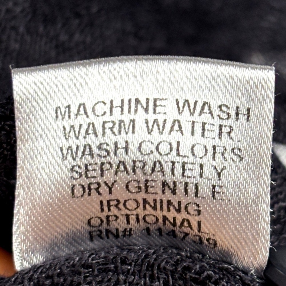 FLAX Women 100% Linen Long Duster Cardigan Coat Sz L Black Buttons Lagenlook - Picture 15 of 16
